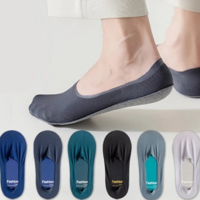 KK135 Kaos Kaki Pria Wanita Small Mesh Ice Silk Men Women Sock Premium