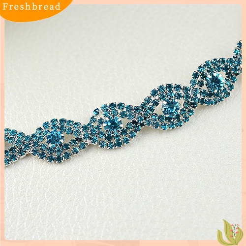 &lt; Freshbread &gt; Wanita Mewah Spiral Berlian Imitasi Bangle Pesta Pernikahan Gelang Perhiasan Hadiah