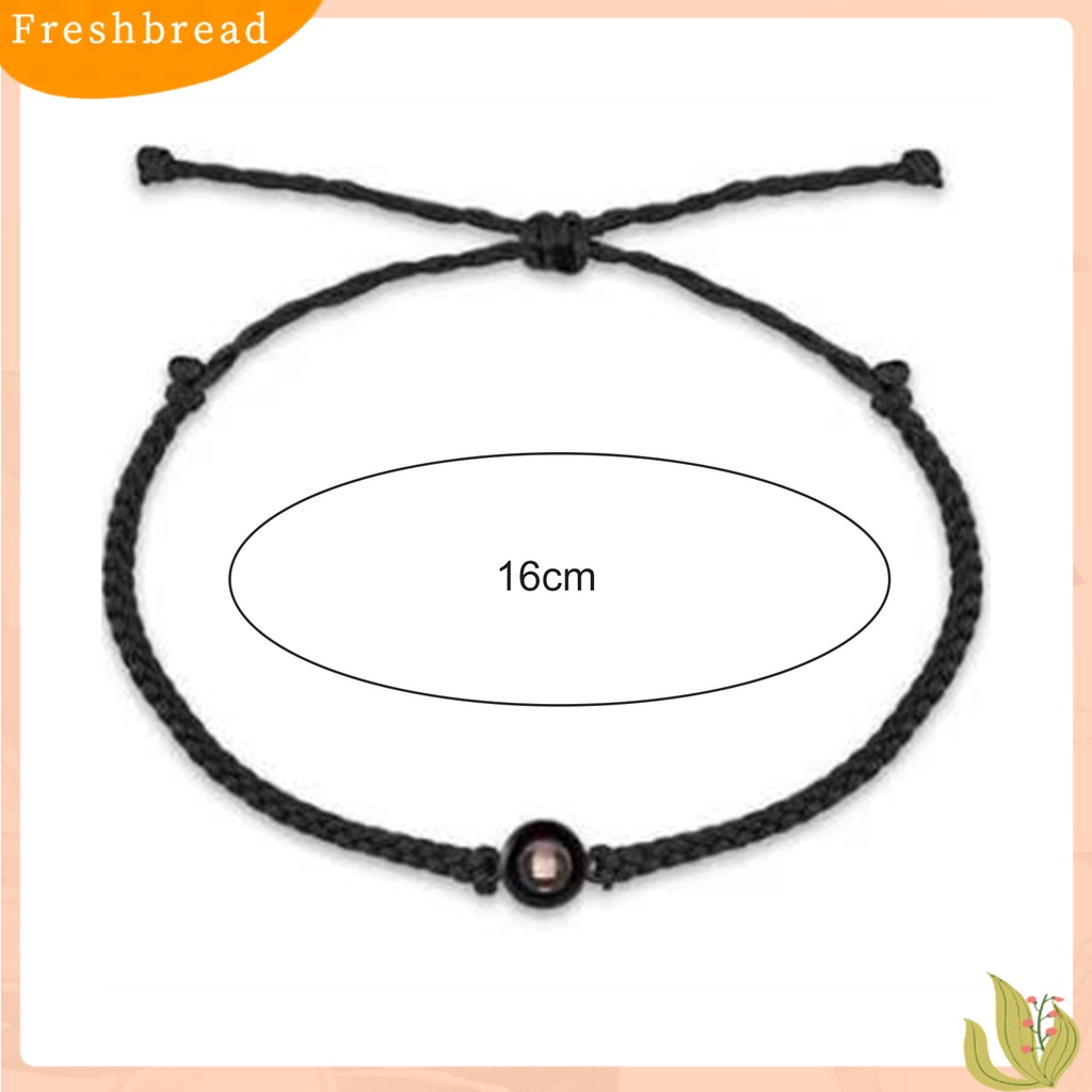 &lt; Freshbread &gt; Gelang Couple Braided Proyeksi Perhiasan Adjustable Braiding Rope Bracelet Untuk Pakaian Sehari-Hari