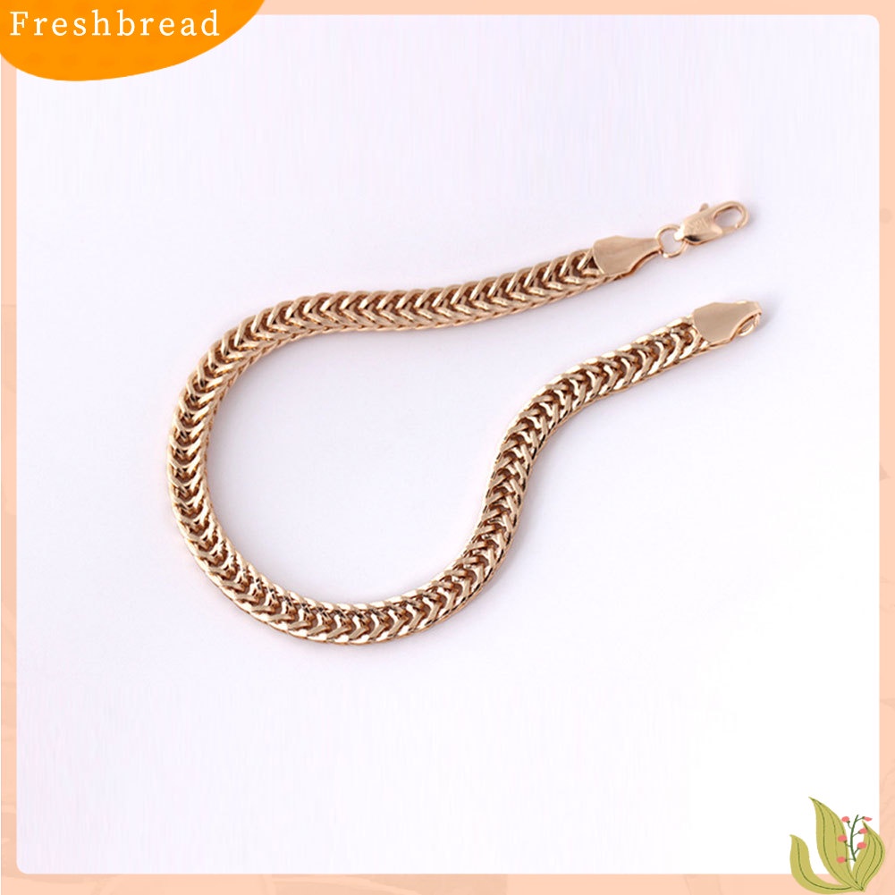 &lt; Freshbread &gt; Nightclub Pria Wanita Alloy Rantai Pasangan Hadiah Gelang Bangle Persahabatan Perhiasan