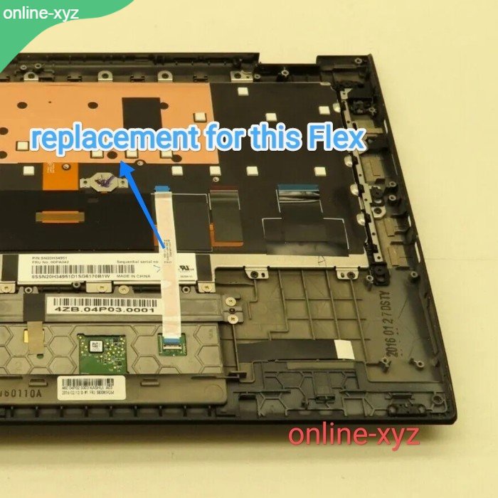 kabel flexible Touchpad LENOVO Thinkpad X1 Yoga 1st 1 Carbon 4th 4 Gen