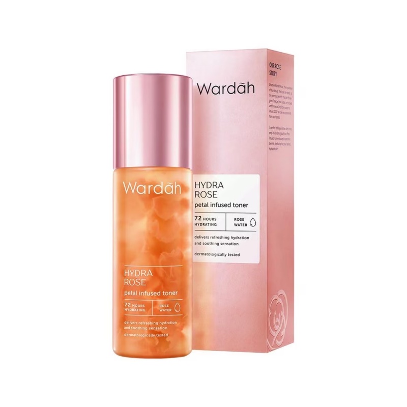 WARDAH Hydra Rose Petal Infused Toner 100 ml - Apple_Kosmetik