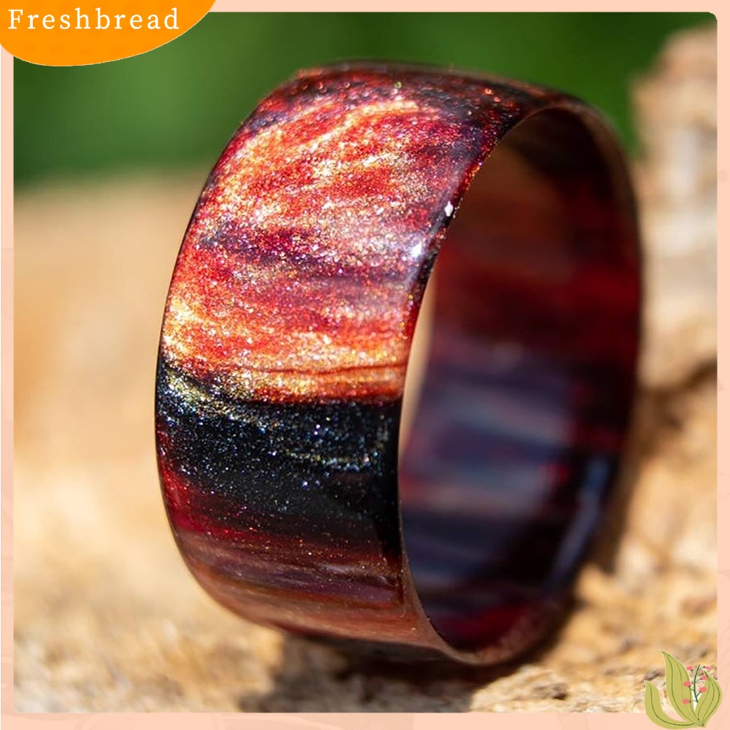 &lt; Freshbread &gt; Cincin Wanita Warna-Warni Resin Akrilik Eye-catching Romantic Sky Women Circlet Untuk Club