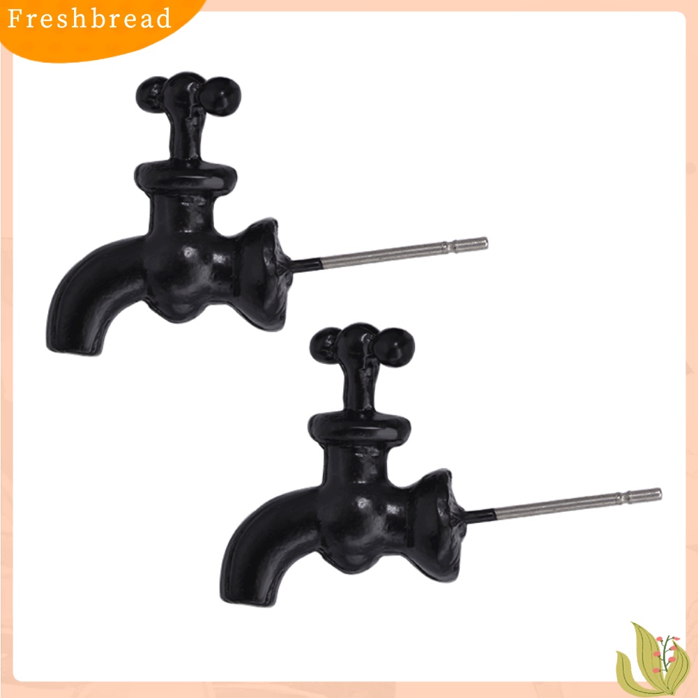 &lt; Freshbread &gt; Fashion Wanita Keran Air Tap Bentuk Telinga Studs Earrings Perhiasan Aksesoris