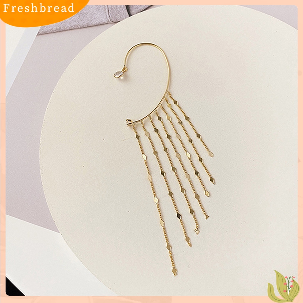 &lt; Freshbread &gt; 1Pc Klip Anting Jumbai Ear Wrap Jenis Perhiasan Berlebihan Manset Telinga Vintage Untuk Pesta