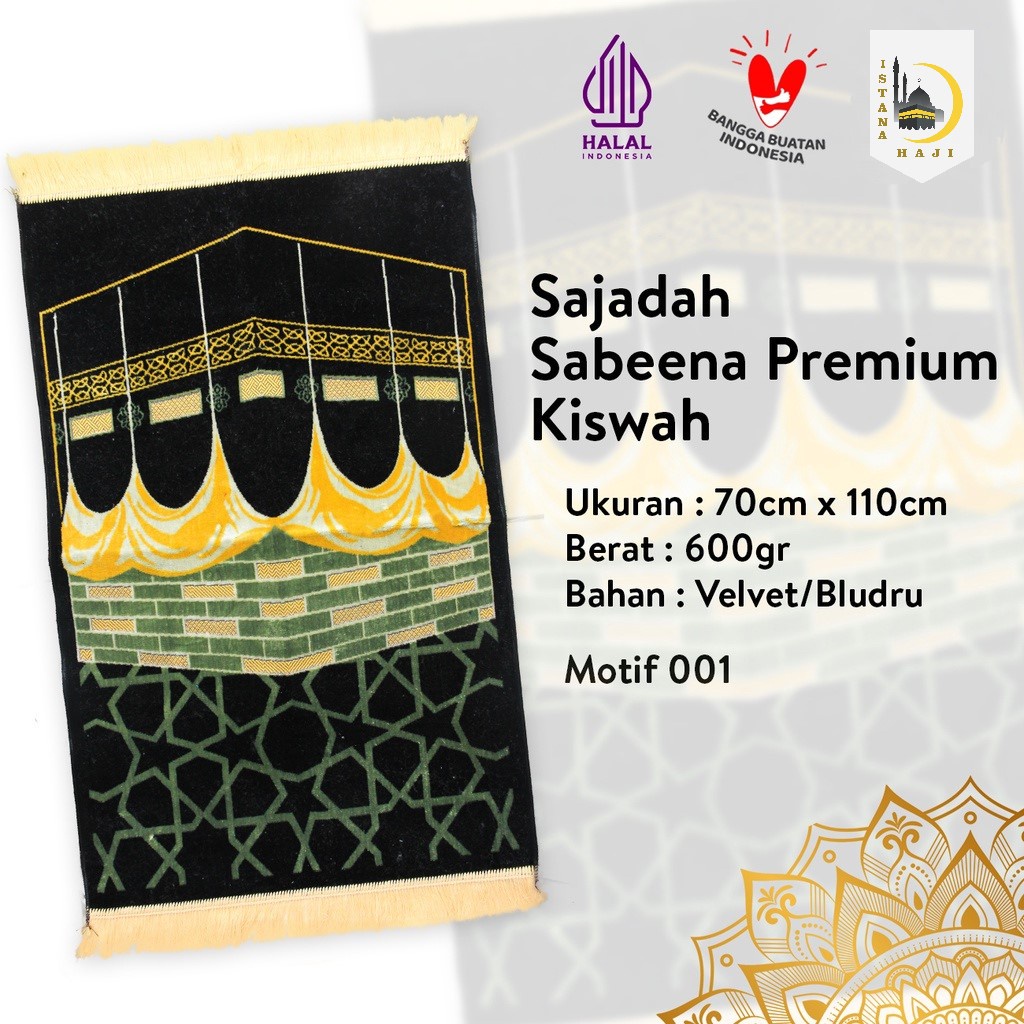 Sajadah Kiswah Premium Sejadah Turki Dewasa