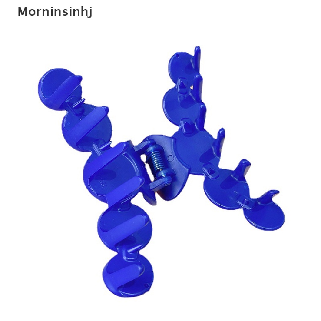 Mornin Klein Blue Scrub Besar Hair Claw Clip Acrylic Jepit Rambut Barrette Crab Hair Clips id