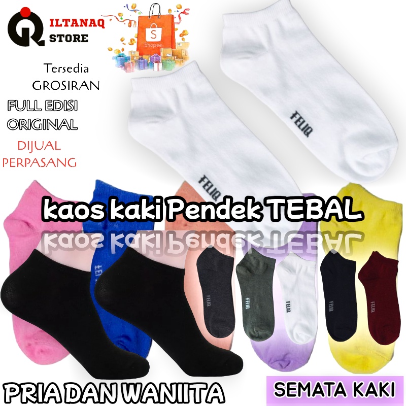 COD - Iltanaqstore Kaos Kaki Polos Semata Kaki / Kaos Kaki Ankle Cute / Socks / Short Socks Putih Polos