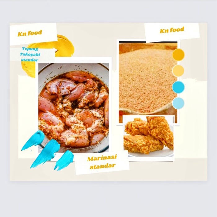 

COD- Bumbu Perendaman Marinasi Ayam Shihlin Fried Chicken 1Kg- M Standar - MarinasiStandar