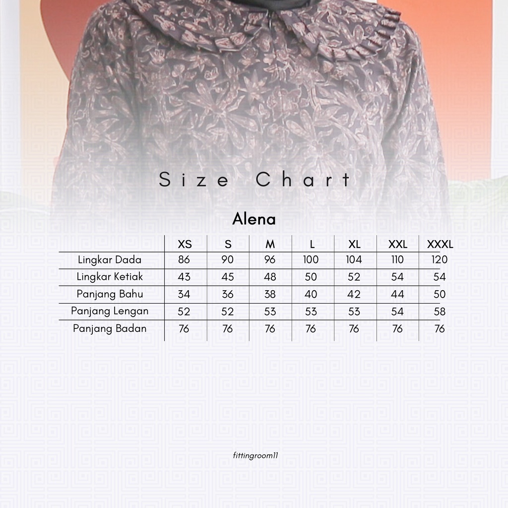 FITTINGROOM11 Blouse Batik - Alena Blouse