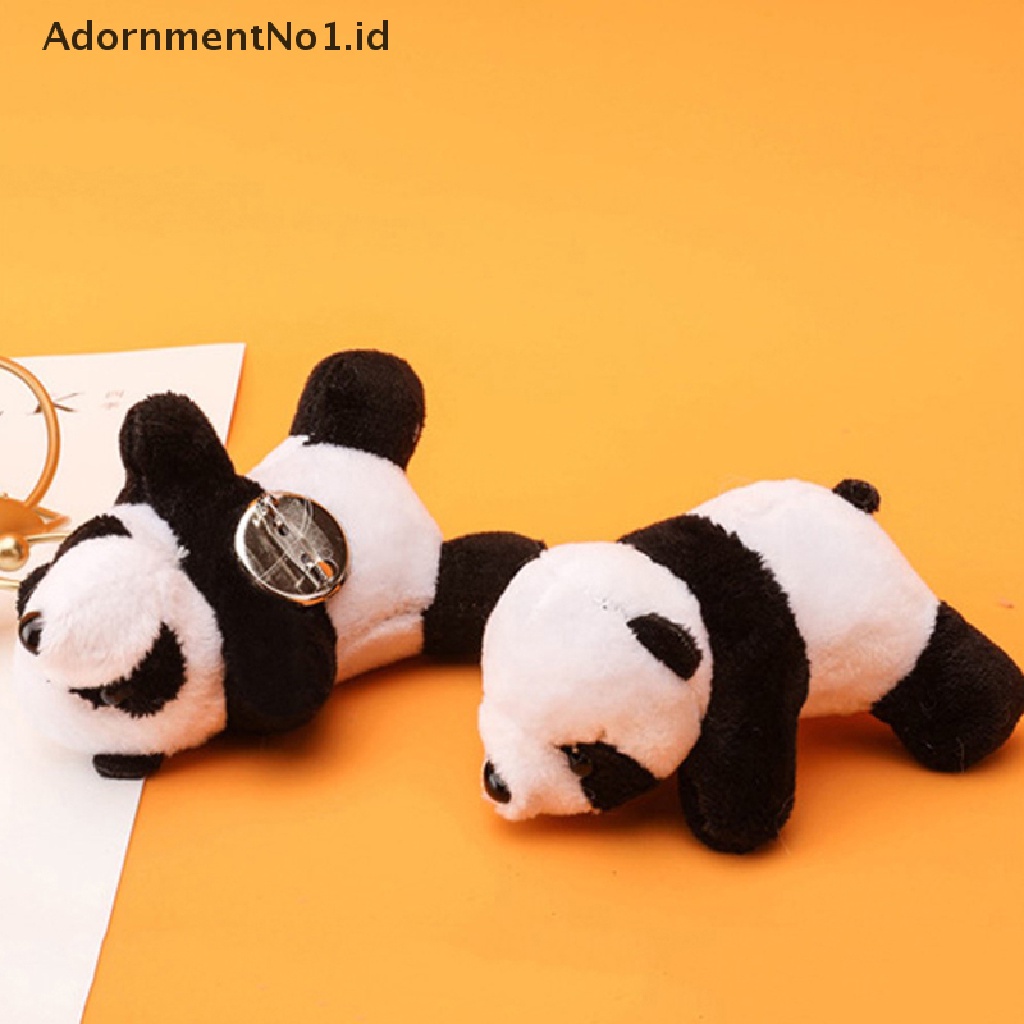 [AdornmentNo1] Panda Beruang Bros Panda Pin Hewan Bros Lembut Mewah Mainan Pin Cinta Panda Perhiasan Kawaii Hadiah Kreatif Lucu Aksesoris [ID]