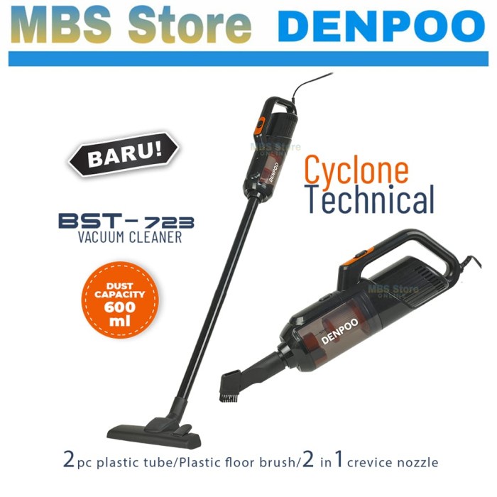 VACUM CLEANER DENPOO BST 723 HANDHELD PENGHISAP DEBU SOFA 14KPA