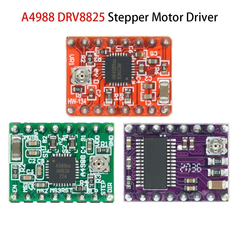 Populer 3pcs Driver Motor Stepper Untuk SKR V1.3 1.4 GTR V1.0 RAMPS 1.4/1.6 MKS Breakout Board Dengan Heat sink 3D Printer Parts