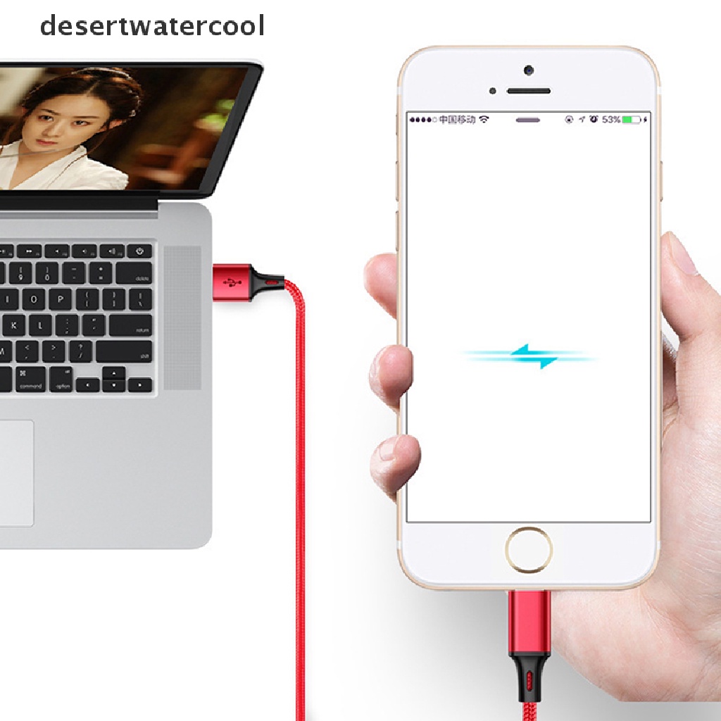 Deid Kabel 3in1 Multi Type-C Micro USB Data Sync Fast Charging Untuk iPhone Android  Martijn