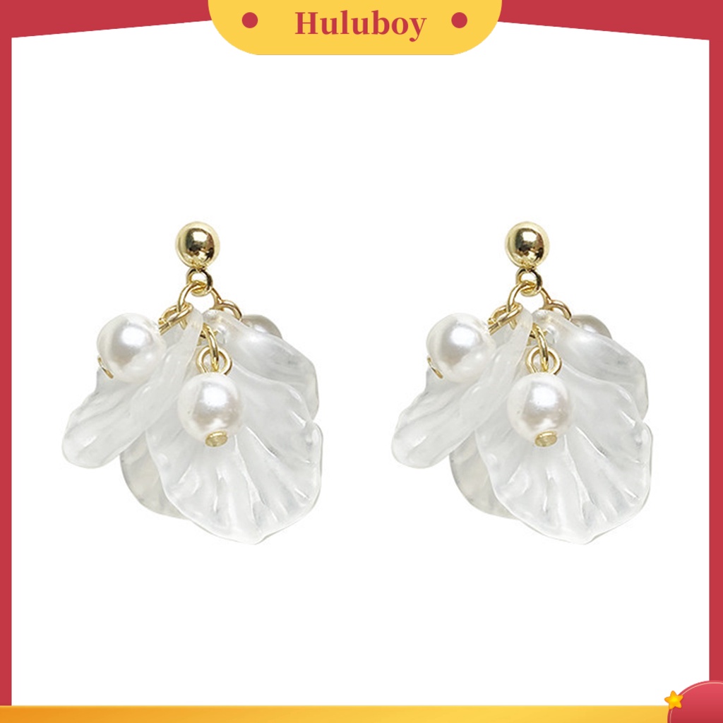 {Ready Stock} 1pasang Anting Elegan Semua Pertandingan Pengerjaan Halus Shiny Eye-catching Dress Up Bentuk Bunga Aksesoris Fashion Canggih Untuk Kehidupan Sehari-Hari