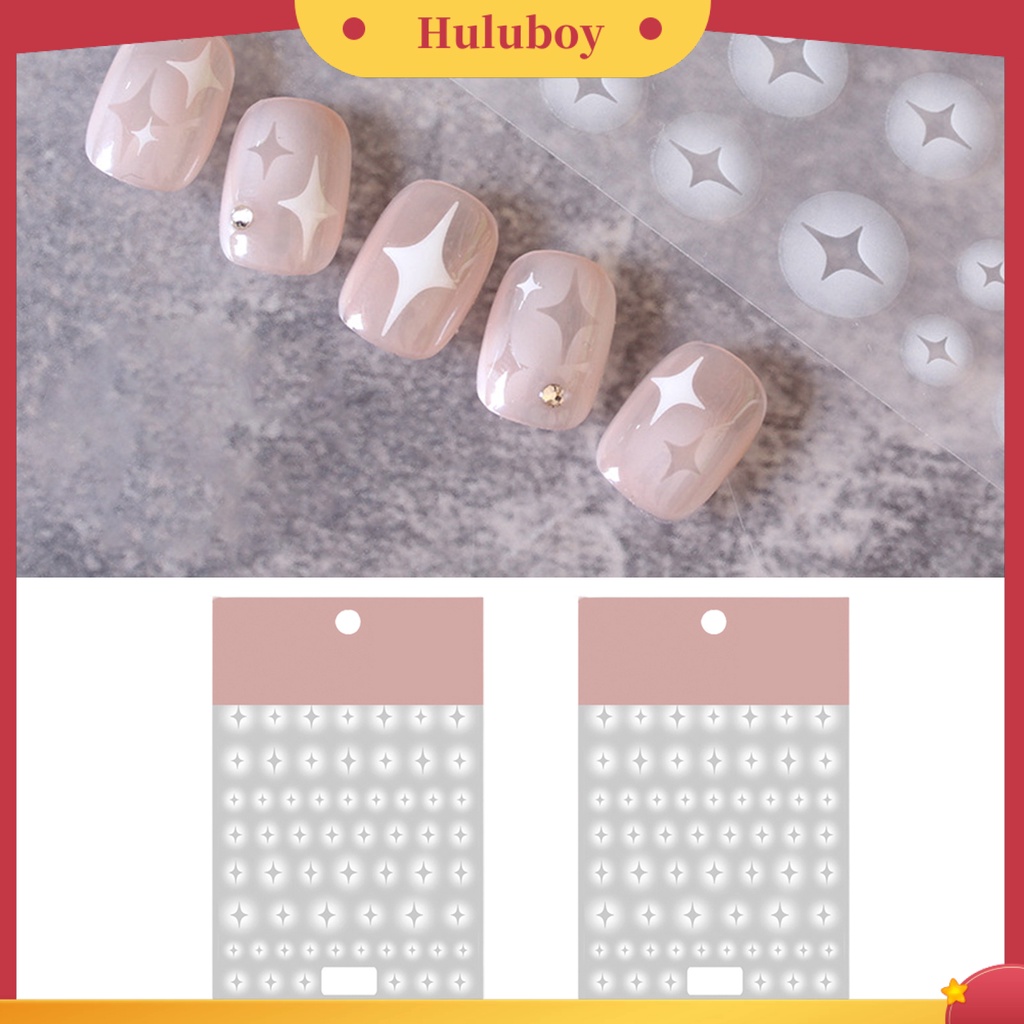 {In Stock} Stiker Kuku Ultra-Tipis Perekat Diri Kuat Lengket Bentuk Kreatif Mudah Diterapkan Kertas Hias Kuku Lengket Stiker DIY Nail Art Ornamen Perlengkapan Kuku