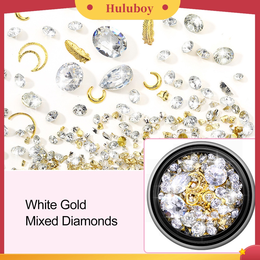 {In Stock} 1kotak Dekorasi Kuku Warna Cerah Permukaan Berkilau Resin 3D Dekorasi Nail Art Manik Longgar Mini Bubble Ball Decor Perlengkapan Kecantikan