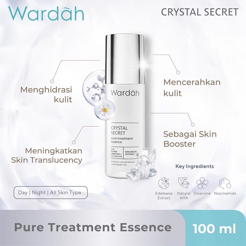 WARDAH Crystal Secret Pure Treatment Essence [ Amaze_Kosmetik ]