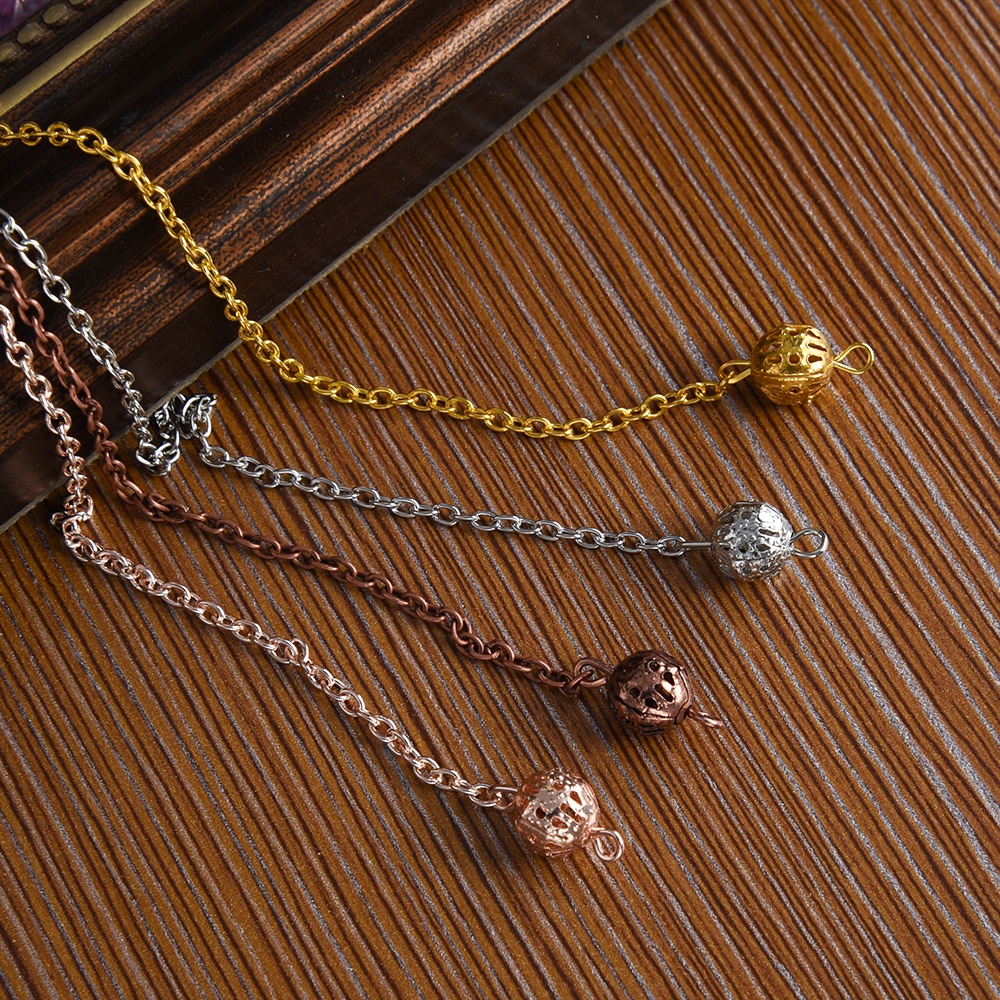 Bandul Rohani Logam Spiral Segitiga Kerucut Liontin Hipnotis/Fashion DIY Perhiasan Aksesoris