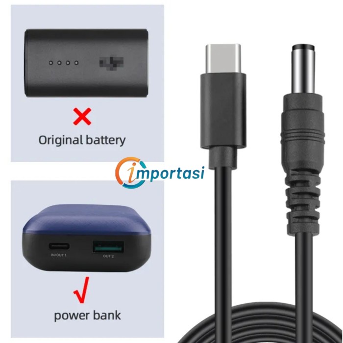 Power Line Cable for Powerbank DJI GOGGLES V2 Charging Kabel FPV AVATA