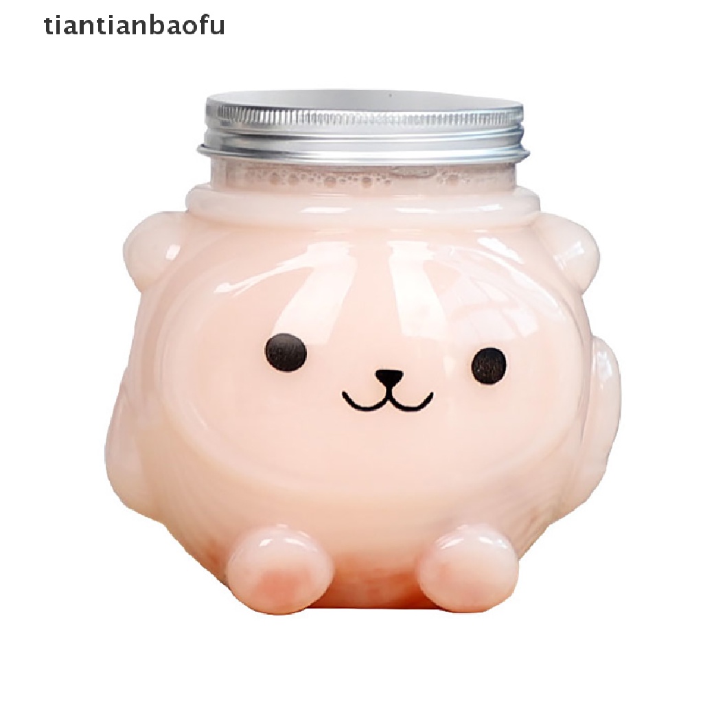 [tiantianbaofu] Botol Minuman 500ml Little Bear Botol Minum Susu Teh Jus Botol Minum Dingin Butik