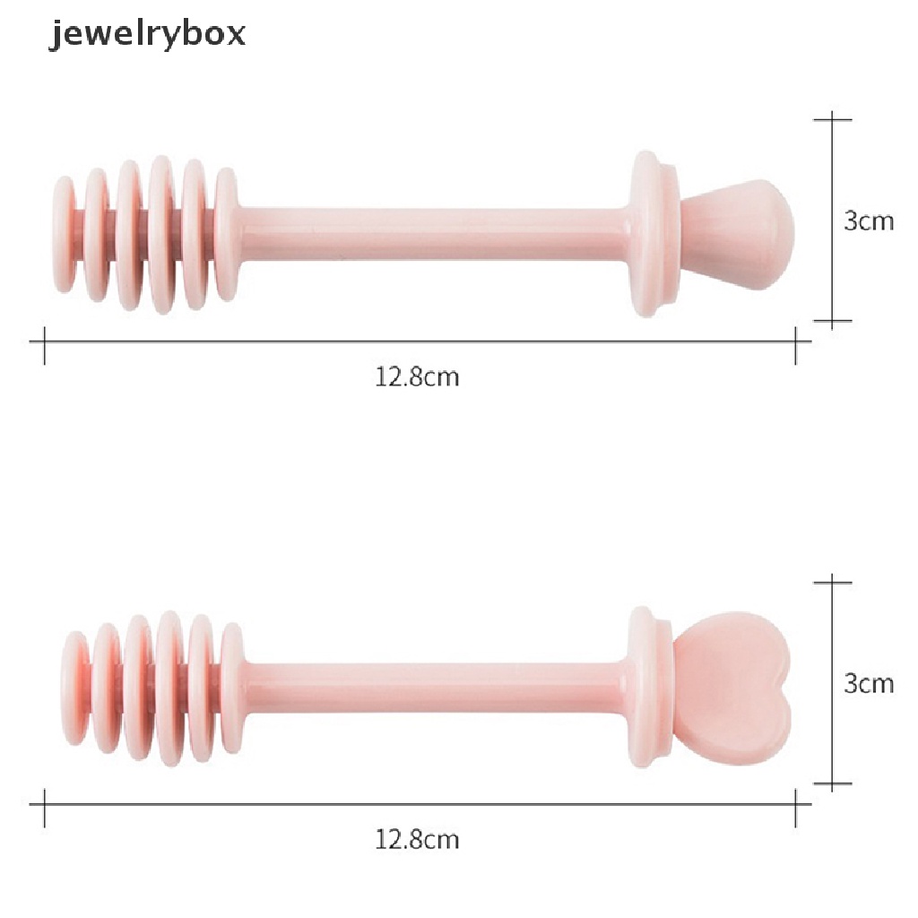 [jewelrybox] Stir Bar Madu Plastik Pengaduk Madu Praktis Stick Jar Sendok Peralatan Dapur Butik