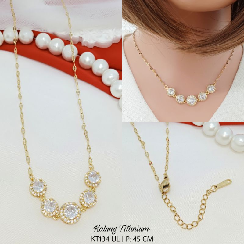 Kalung Titanium Wanita KT133-134 UL