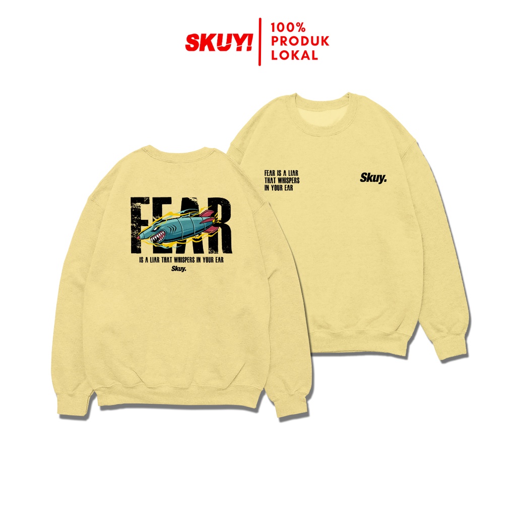 Crewneck Skuy Cream | Article Vol V