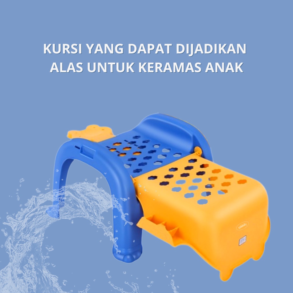 KIDDAILY KURSI MANDI ANAK BABY CHAIR KURSI SAMPO ANAK-ANAK KURSI MAKAN BAYI 3 IN 1 KURSI KURSI MAKAN BAYI MULTIFUNGSI KURSI MAKAN ANAK-ANAK TIGA-DALAM-SATU LIPAT KURSI SAMPO ANAK KURSI MAKAN BAYI 3 IN 1 CHILDREN'S SHAMPOO CHAIR RECLINER BABY DINING CHAIR