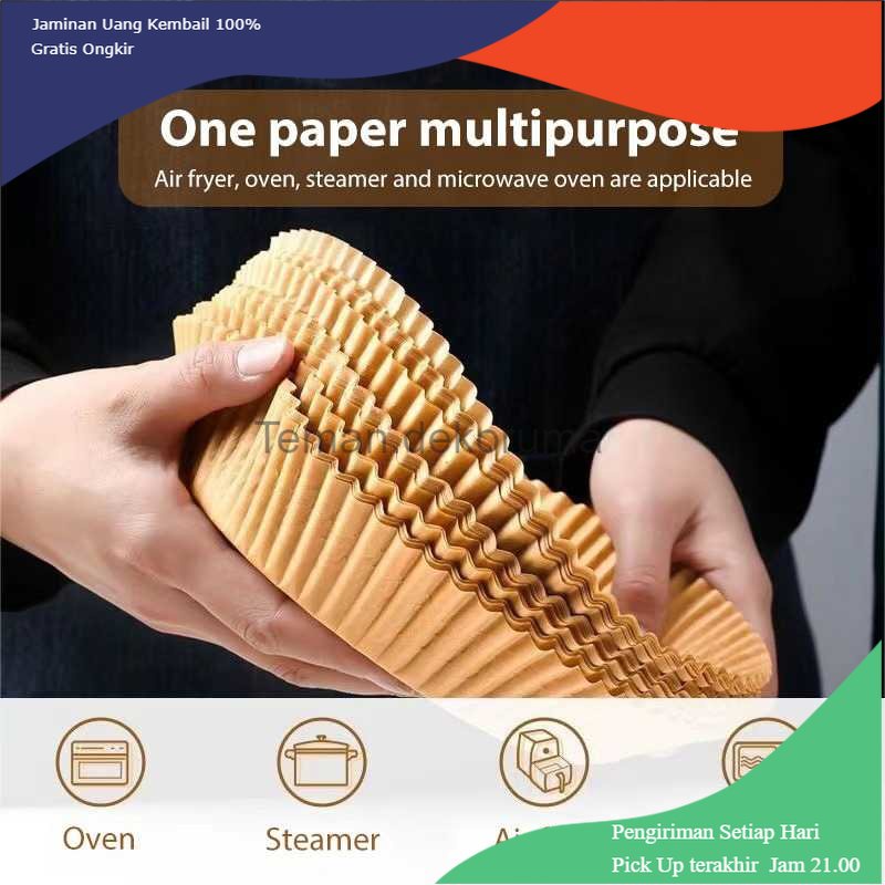 TD - DPR Miss Rose Kertas Minyak Alas Air Fryer Paper Oilproof 50 PCS - M01