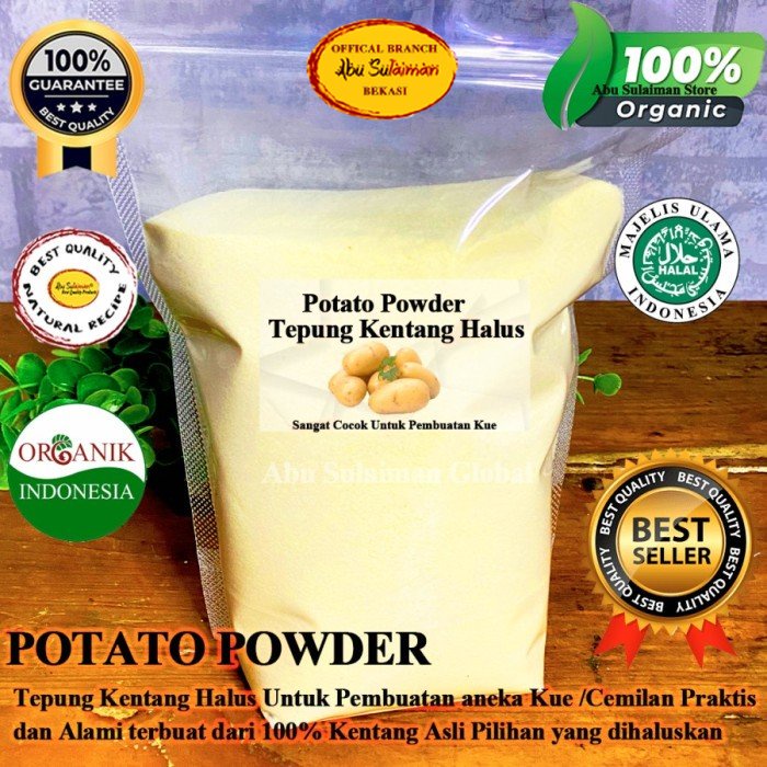 

HG Potato Flakes Halus 1 Kg Grade A / Organic Orinal Potato Powder 1 kg /Mashed Long Potato Tepung