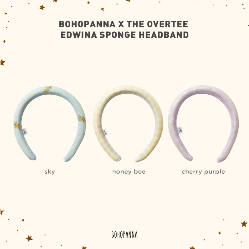 EDWINA SPONGE HEADBAND BP X THE OVERTEE B42.