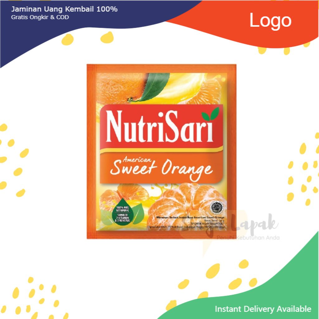 

Nutrisari Jeruk American Sweet Orange Sachet 14gr (ikannus_shop)