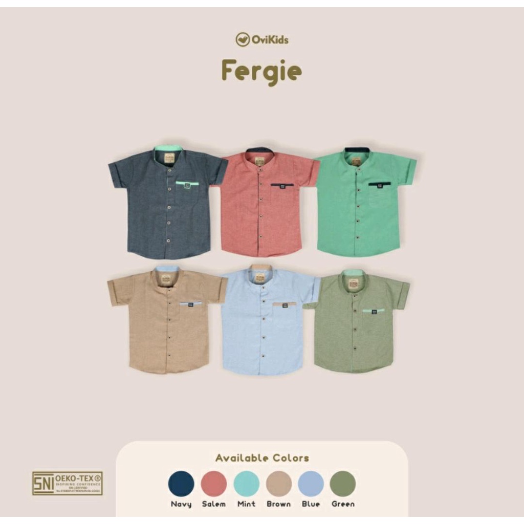 OVIKIDS FERGIE / KEMEJA ANAK LAKI LAKI