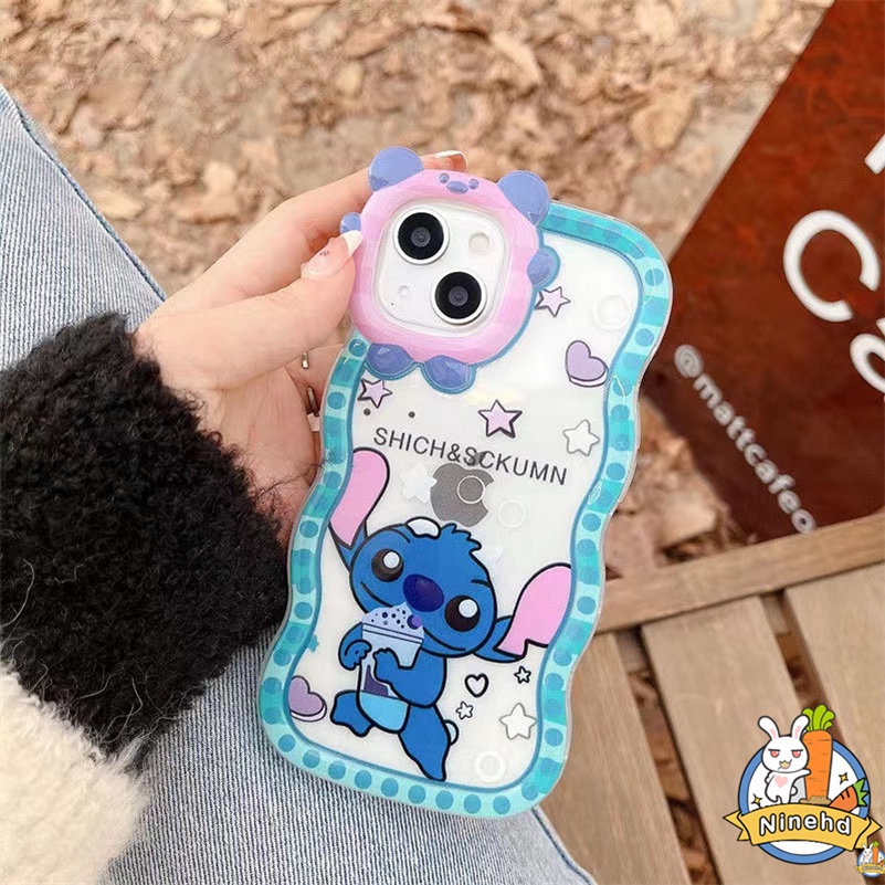 IPHONE Casing Kompatibel Untuk Iphone14 13 12 11 Pro Max X Xr Xs Max SE 7 8 6 6s Plus SE Kualitas Tinggi Monster Kecil Casing Ponsel Shockproof Silikon Bening Tahan Debu Lembut TPU Penutup Belakang SE SE