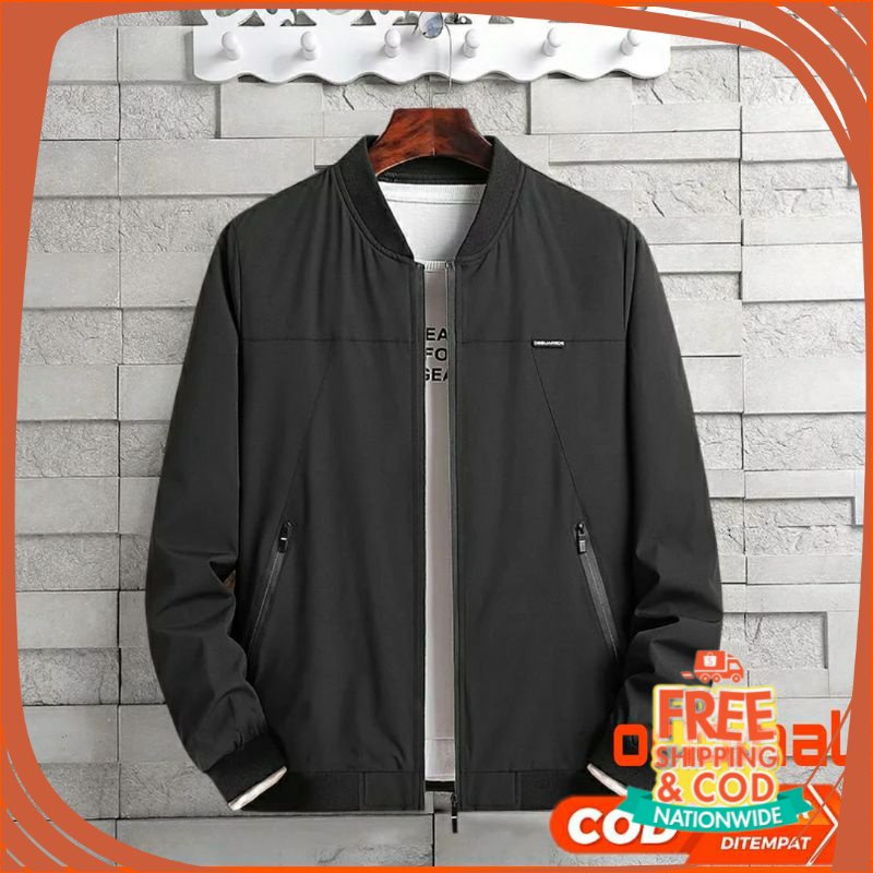 PROMO BIG SIZE JAKET BOMBER JUMBO/ [COD]Jaket Pria Bomber Original Size M_XXXL