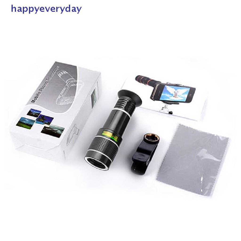 [happy] 20x Zoom HD Universal Smartphone Kamera Optik Tele Klip Lensa Teleskop [ID]