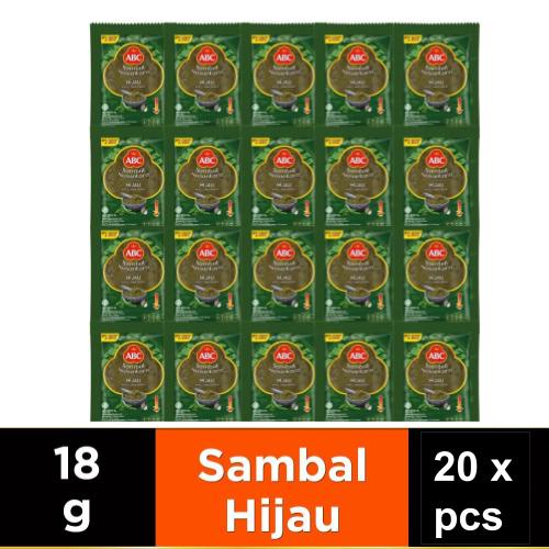 

ABC Sambal Nusantara HIjau 20 x 18 g