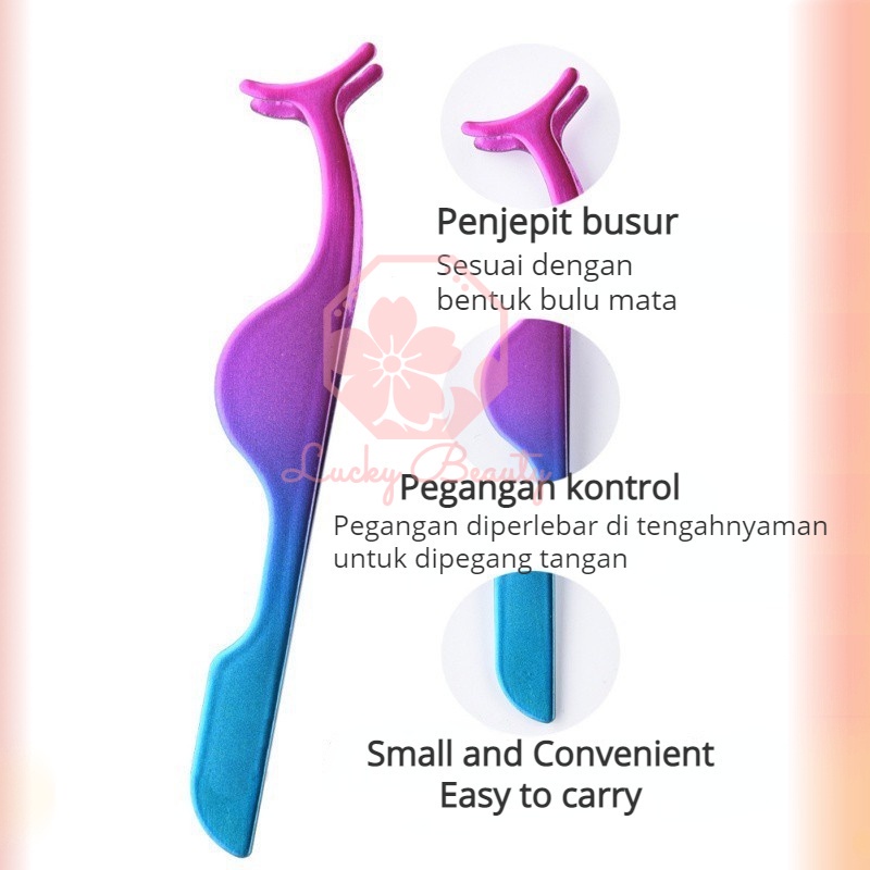 Penjepit Bulu Mata / Penjepit Bulu Mata Baik Untuk Bulu Mata Palsu Jepit Bulu Mata Pasangkan Dengan Lem Bulu Mata Professional for Bulu Mata Eyelash Extension Dan Bulu Mata Magnet Pinset Eyelash