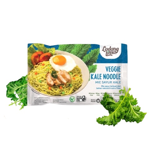 Veggie Noodle &quot;Gluten Free&quot; Ladang Lima 76gr Beet/ Kale Mie Sehat Halal