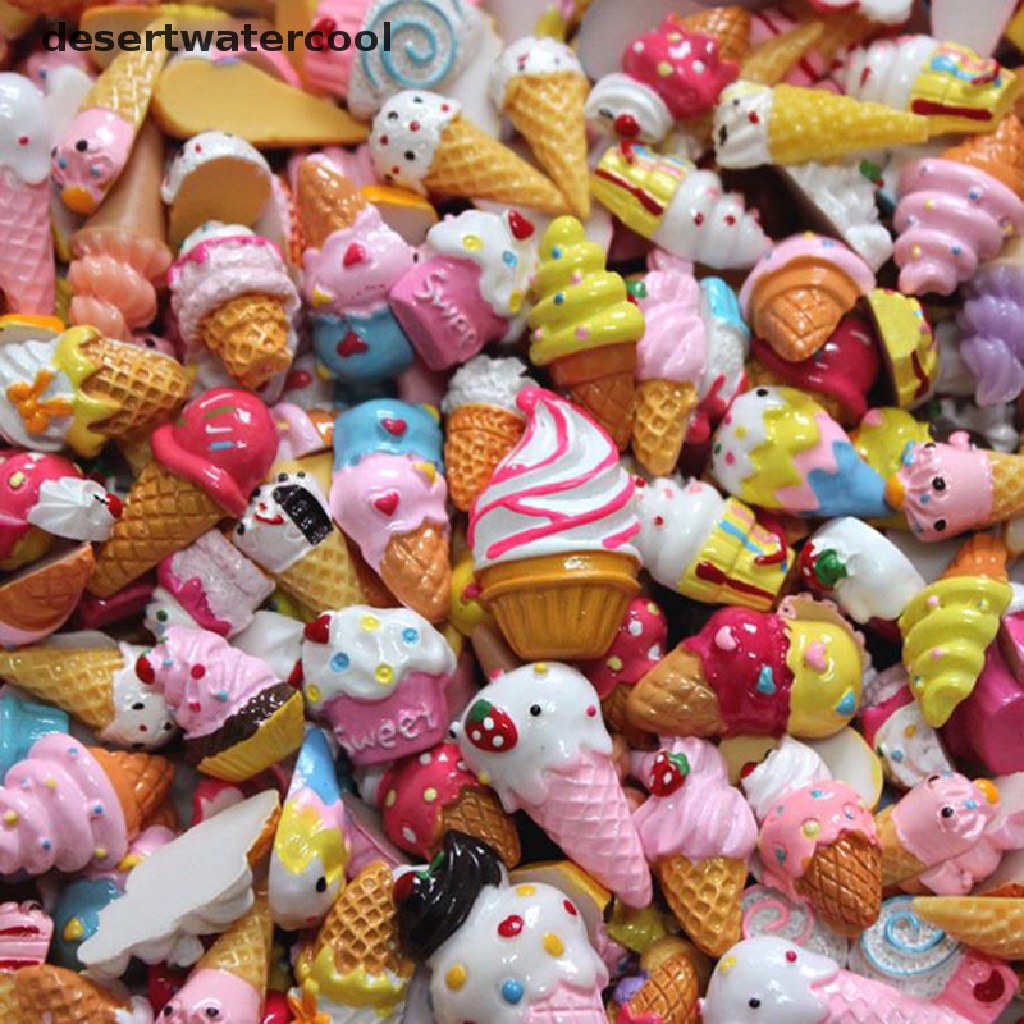 Deid 10Pcs Rumah Boneka Mini Lucky Bag Blind Box Kue Permen Roti Boneka Makanan Dapur Mainan Martijn