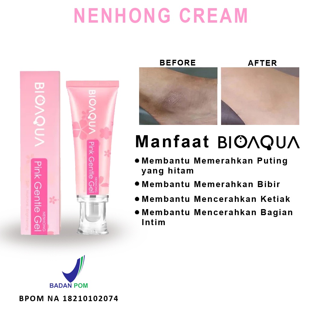 Pencerah Pemerah Bibir Hitam Bibir Miss V Vagina Hitam Ampuh Permanen