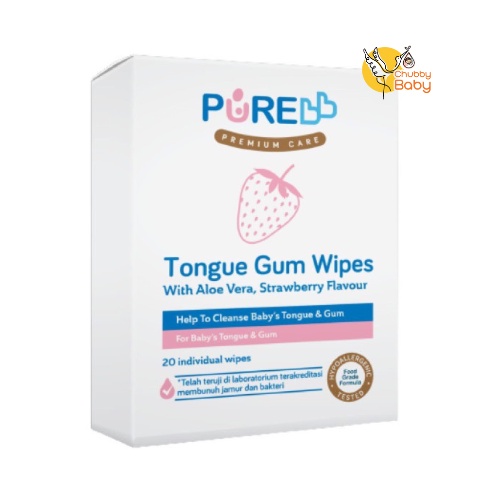 Pure BB Tongue and Gum Wipes 20s | Tisu Basah Lidah dan Gusi Bayi