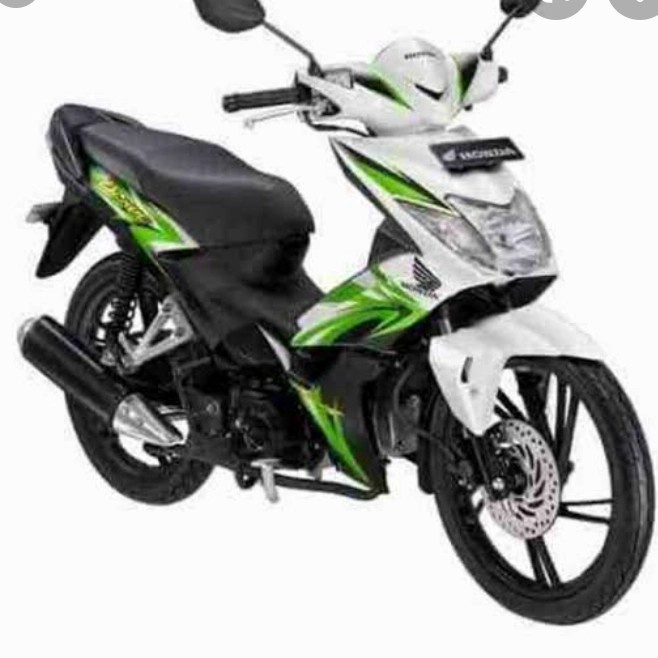 Tameng body depan Honda Blade Lama putih