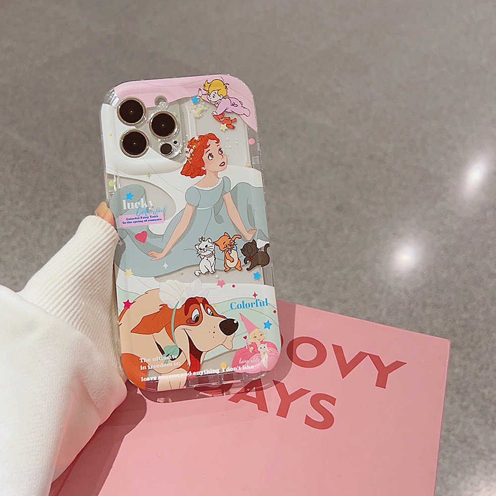 IPHONE Korea Princess of Neverland Case Silikon Untuk Iphone14 11 12 13 PRO MAX Casing Cover Pelindung AT0137