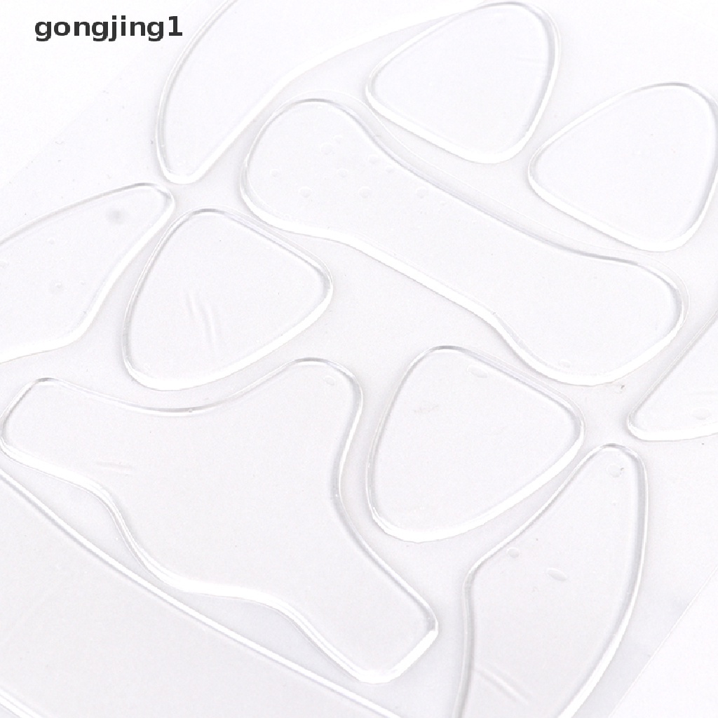 Ggg 11in1 Silicone Pads Patch Stiker Penghilang Kerut Wajah Dahi Leher Mata ID