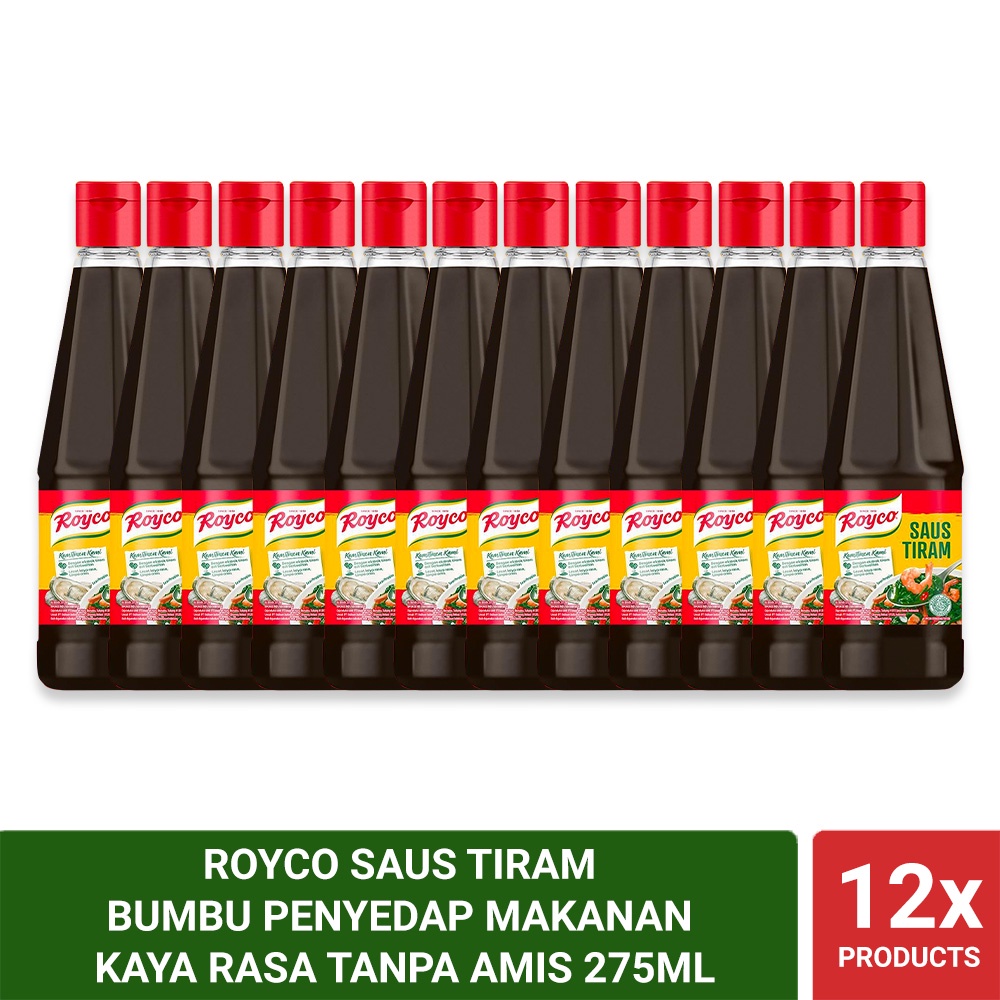 

Royco Saus Tiram Bumbu Penyedap Makanan Kaya Rasa Tanpa Amis 275ml (Isi 12)