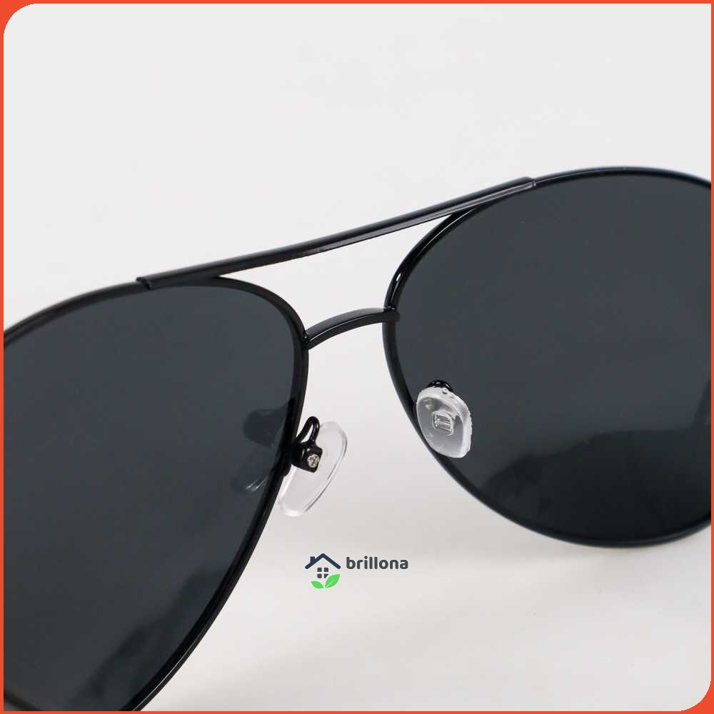 Aoron Kacamata Hitam Sunglasses Polarized Lens - RB2132