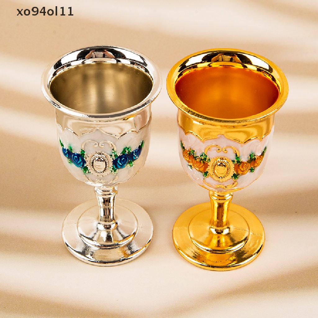 Xo 30ML Gelas Wine Gelas Champagne Minuman Goblet Cocktail Cup Gold Vintage OL