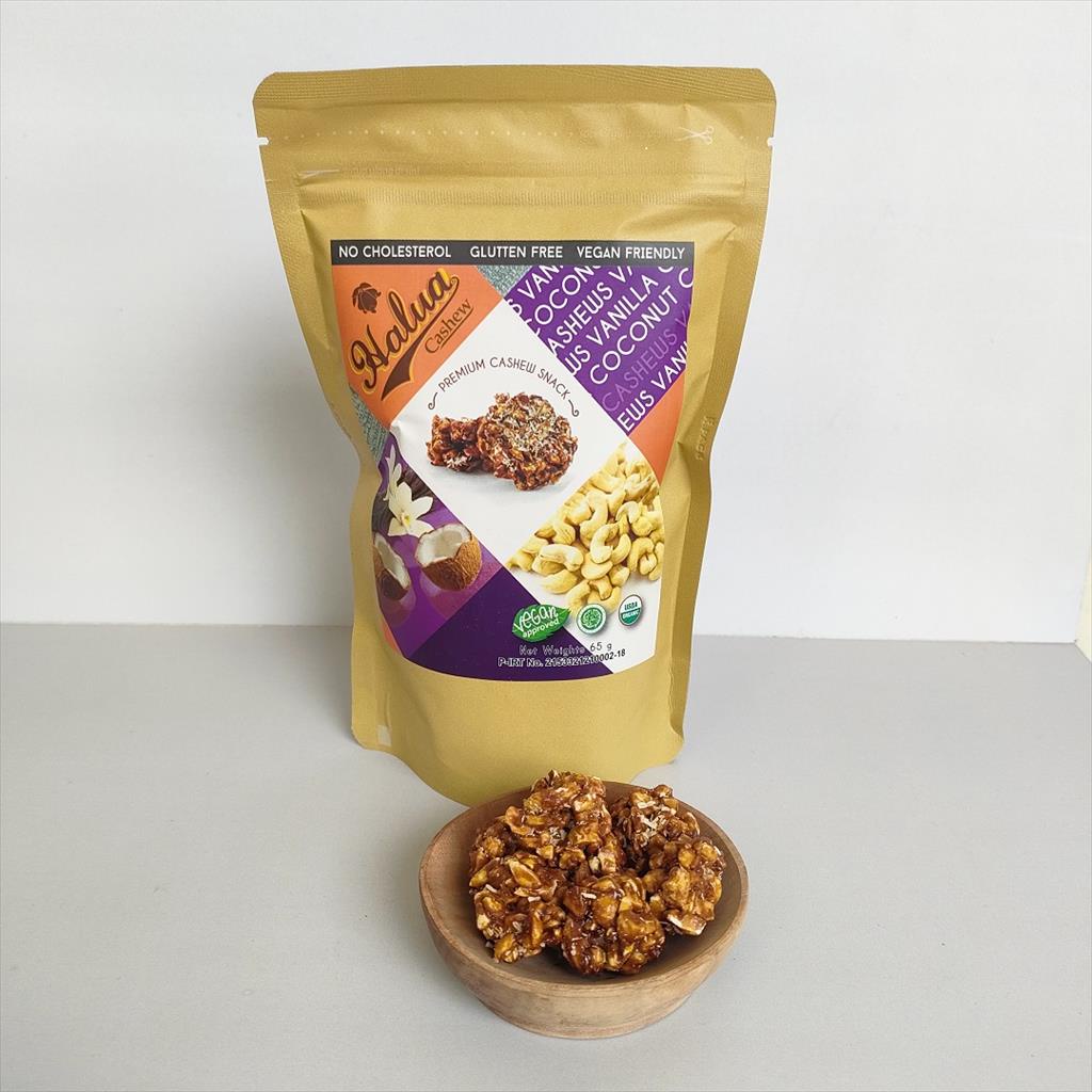 Halua / Halwa Cashew Tingting  Ting Ting Kacang Mente Rasa Vanila 65g